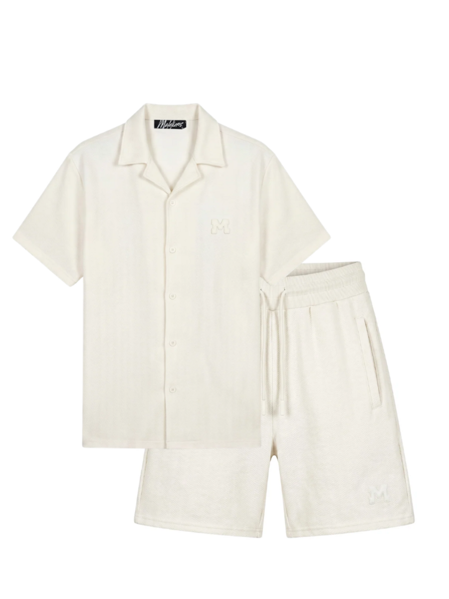 Malelions Malelions Cloud Texture Combi-Set - Off-White