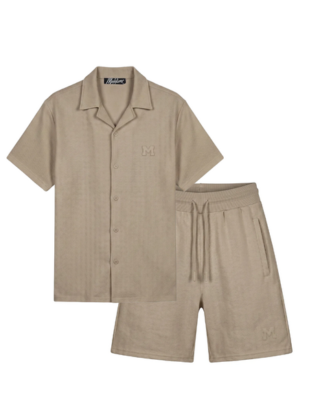 Malelions Malelions Cloud Texture Combi-Set - Taupe Malelions Cloud Texture Combi-Set - Taupe