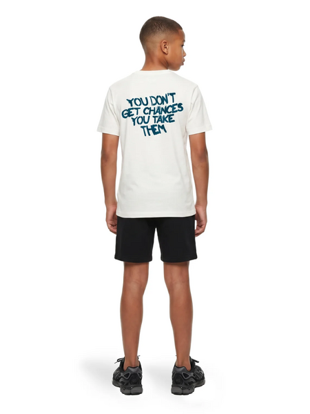 Malelions Malelions Kids Chances Quote T-Shirt - Off-White Malelions Kids Chances Quote T-Shirt - Off-White