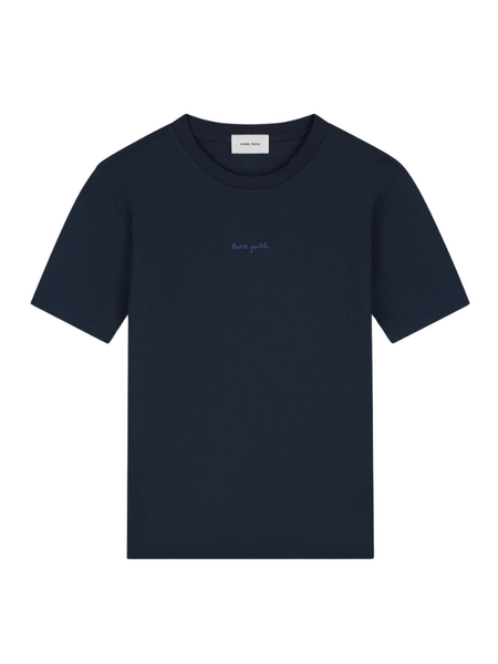 pure path Pure Path Pixel Flower T-shirt - Dark Navy