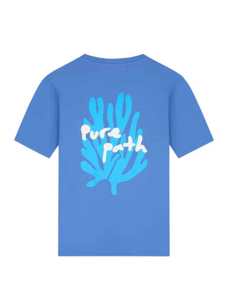 pure path Pure Path Coral Reef T-shirt - Faded Cobalt