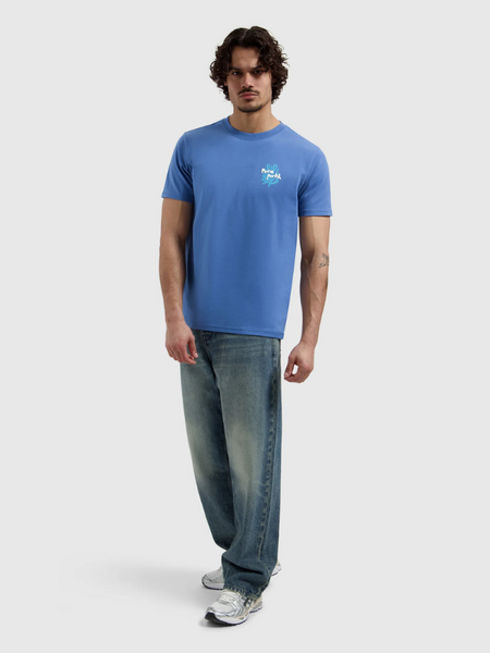 pure path Pure Path Coral Reef T-shirt - Faded Cobalt
