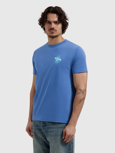 pure path Pure Path Coral Reef T-shirt - Faded Cobalt