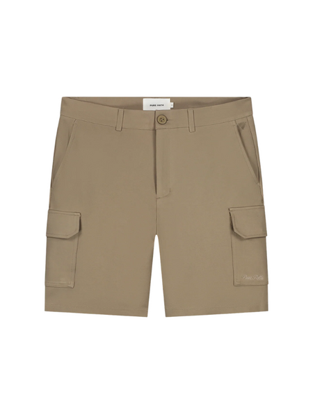pure path Pure Path Punta Cargo Shorts - Taupe