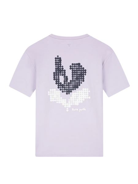 pure path Pure Path Pixel Flower T-shirt - Lilac