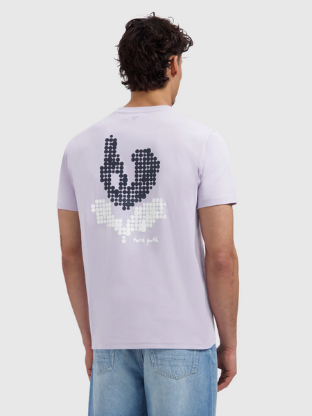 Pure Path Pixel Flower T-shirt - Lilac