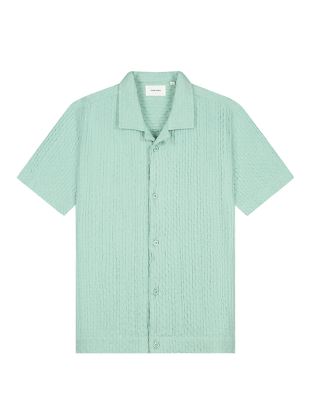 pure path Pure Path Structured Dobby Weave Shortsleeved - Mint