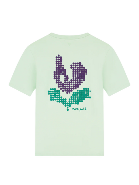 pure path Pure Path Pixel Flower T-shirt - Light Green