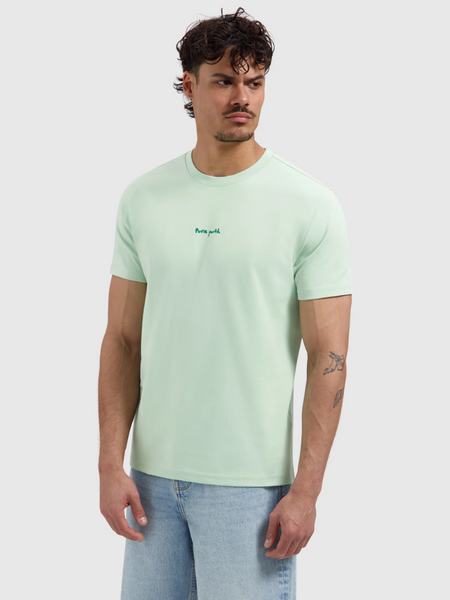 pure path Pure Path Pixel Flower T-shirt - Light Green