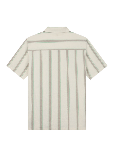 Pure Path Striped Shortsleeved Shirt - Ecru pure path Pure Path Striped Shortsleeved Shirt - Ecru