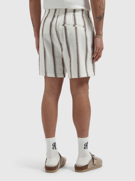 Pure Path Striped Shorts - Off White pure path Pure Path Striped Shorts - Off White