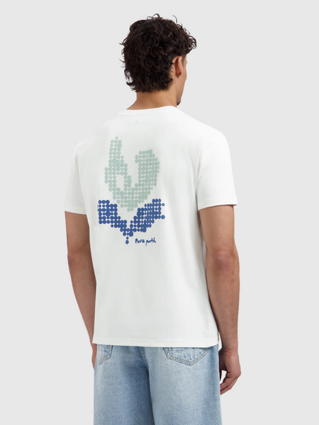 Pure Path Pixel Flower T-shirt - Off White