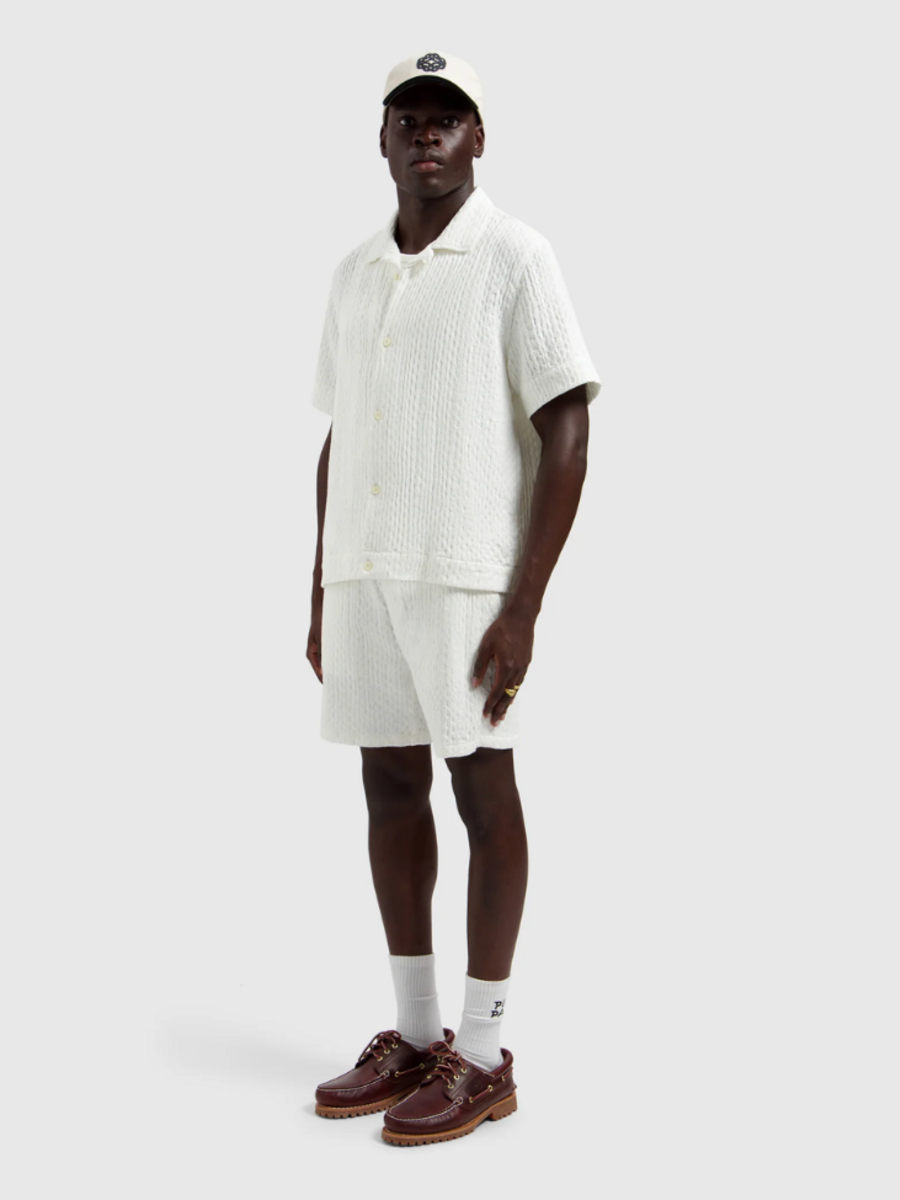 Pure Path structured Dobby Weave Combi-Set - Off White pure path Pure Path structured Dobby Weave Combi-Set - Off White