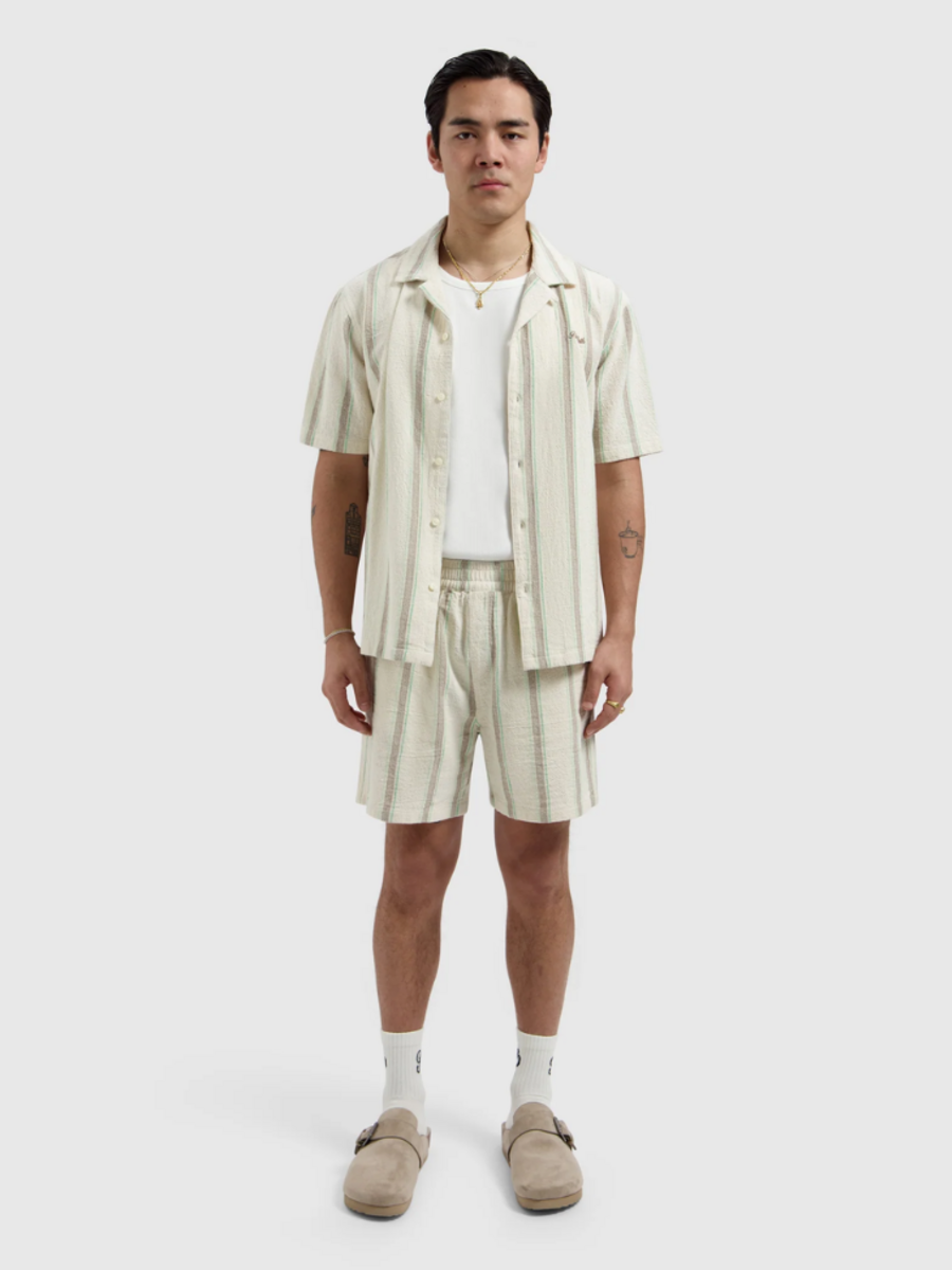 pure path Pure Path Striped Combi-Set - Ecru