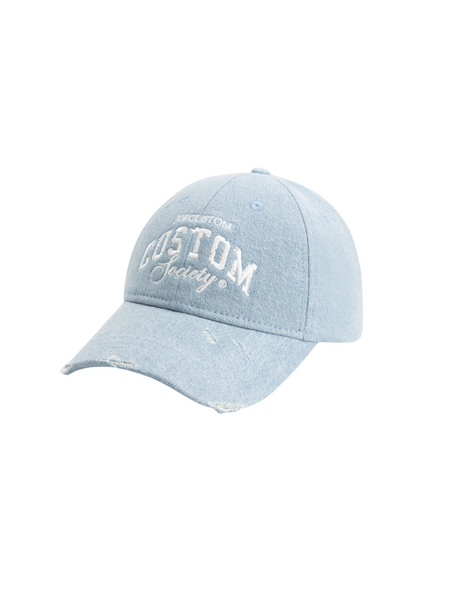 JorCustom JorCustom CustomSociety Denim Cap - Light Blue
