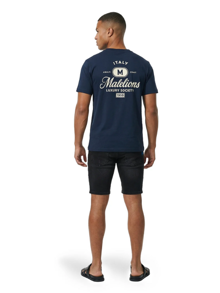 Malelions Washed Denim Shorts - Black Rinse Malelions Malelions Washed Denim Shorts - Black Rinse