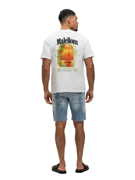 Malelions Washed Denim Shorts - Light Blue Malelions Malelions Washed Denim Shorts - Light Blue