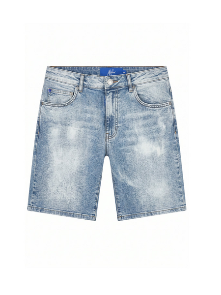 Malelions Washed Denim Shorts - Light Blue Malelions Malelions Washed Denim Shorts - Light Blue