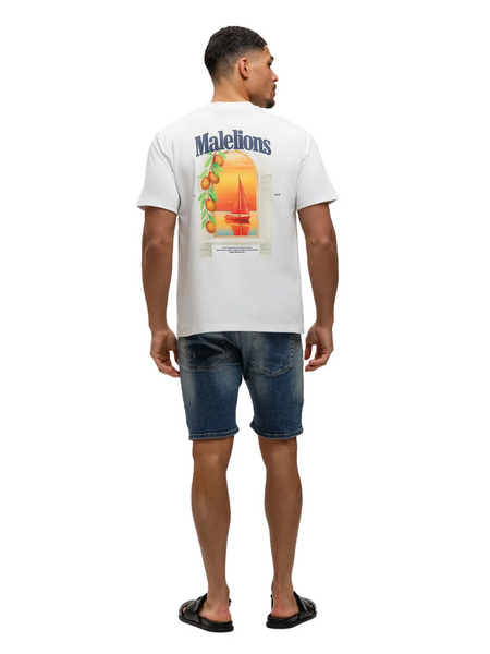 Malelions Washed Denim Shorts - Dark Blue Malelions Malelions Washed Denim Shorts - Dark Blue