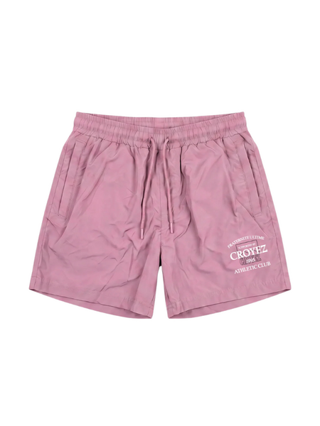 Croyez Overlay Fraternite Swim Short - Pink Croyez Croyez Overlay Fraternite Swim Short - Pink