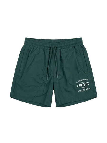 Croyez Croyez Overlay Fraternite Swim Short - Forest Green