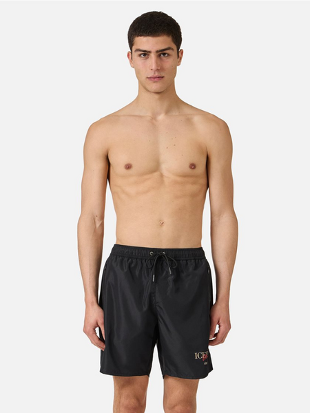 Iceberg MEDIUM BOARDSHORT - Black Iceberg Iceberg MEDIUM BOARDSHORT - Black
