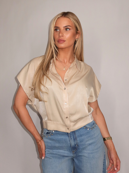 Rinascimento Mira Camicia - Beige scuro Rinascimento Rinascimento Mira Camicia - Beige scuro