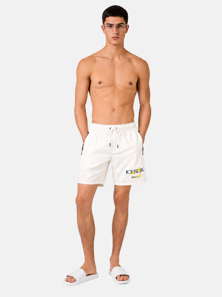 Iceberg MEDIUM BOARDSHORT - White Iceberg Iceberg MEDIUM BOARDSHORT - White