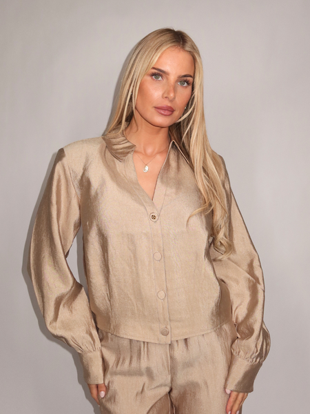 Fifth House Fifth House Orlando Blouse - Hummus Fifth House Orlando Blouse - Hummus