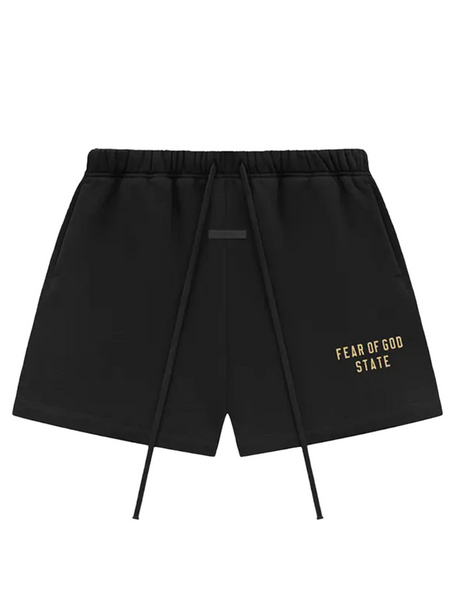 Fear of God Fear of God Essentials Fleece Soccer Shorts - Black Fear of God Essentials Fleece Soccer Shorts - Black