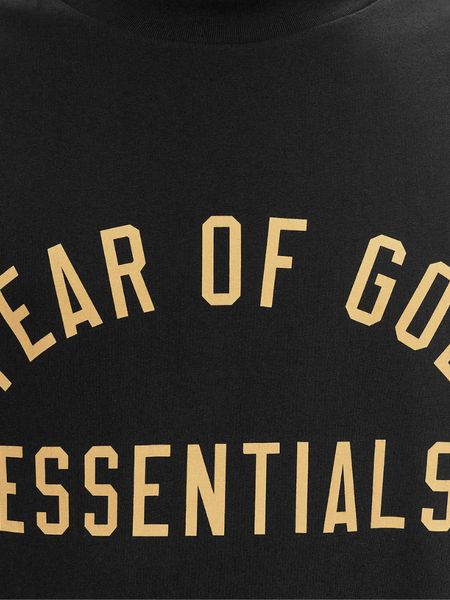 Fear of God Fear of God Essentials Jersey Crewneck T-Shirt - Black