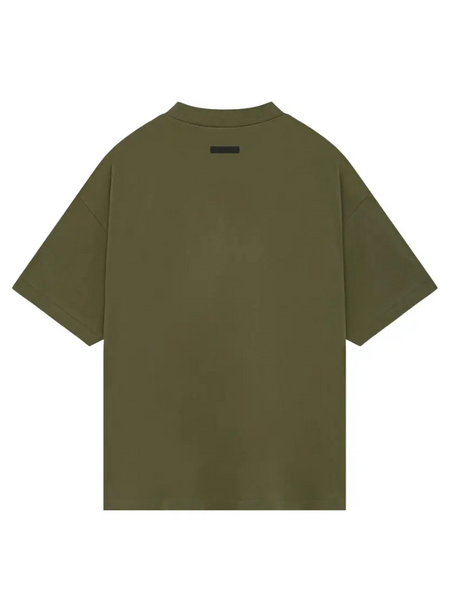 Fear of God Essentials Jersey Crewneck T-Shirt - Military Fear of God Fear of God Essentials Jersey Crewneck T-Shirt - Military