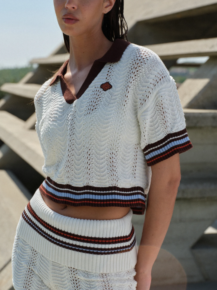 The Couture Club Crochet Combi-set - Chocolate The Couture Club The Couture Club Crochet Combi-set - Chocolate