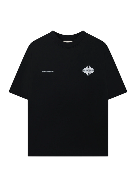 The Couture Club Motion Blurred Emblem T-Shirt - Black/White The Couture Club The Couture Club Motion Blurred Emblem T-Shirt - Black/White