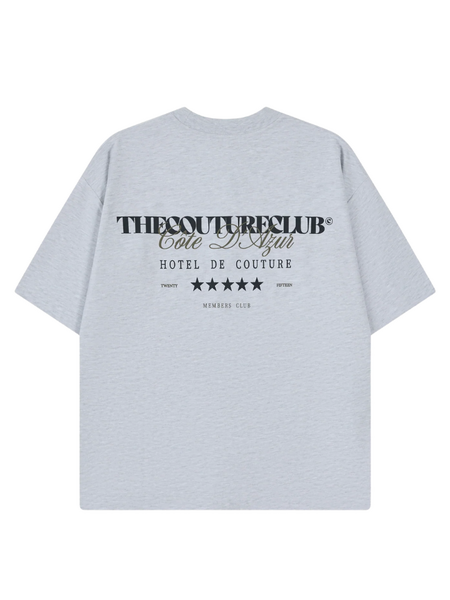 The Couture Club Hotel De Couture T-Shirt - Grey Marl - Copy