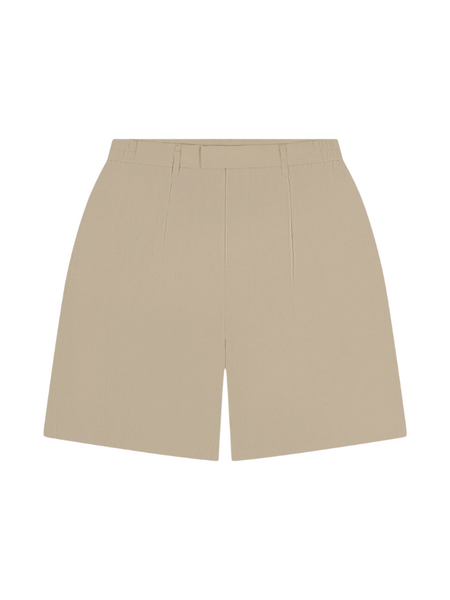 The Couture Club Textured Tailored Shorts - Stone The Couture Club The Couture Club Textured Tailored Shorts - Stone
