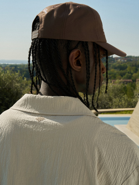 The Couture Club Textured Reverse Shirt - Stone The Couture Club The Couture Club Textured Reverse Shirt - Stone