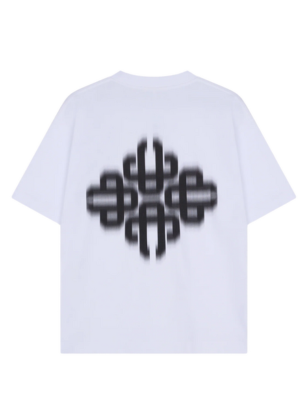 The Couture Club Motion Blurred Emblem T-Shirt - White/Black The Couture Club The Couture Club Motion Blurred Emblem T-Shirt - White/Black
