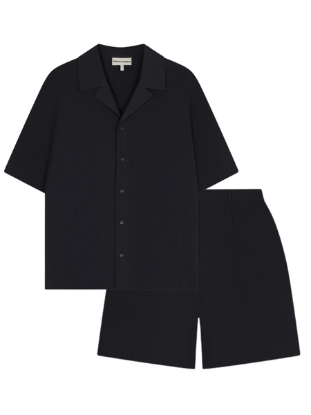 The Couture Club Textured Combi-set - Black