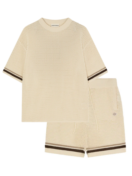 The Couture Club The Couture Club Crochet Knitted Combi-set - Off White The Couture Club Crochet Knitted Combi-set - Off White