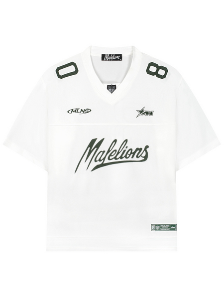 Malelions Unperforated Mesh Jersey - Off-White Malelions Malelions Unperforated Mesh Jersey - Off-White