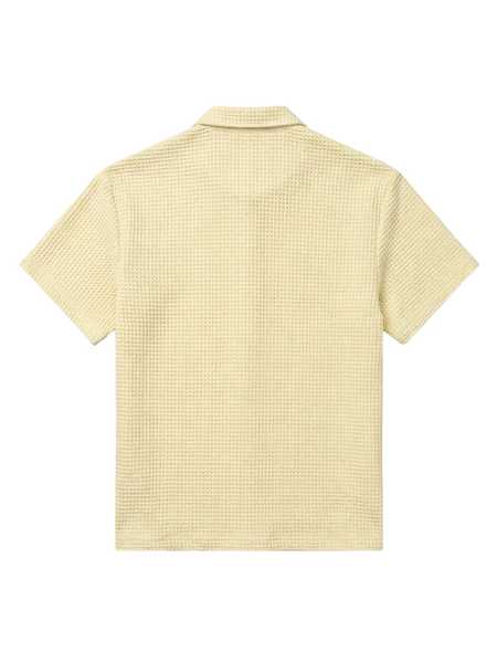 Croyez Initial Waffle Shirt - Butter Yellow Croyez Croyez Initial Waffle Shirt - Butter Yellow