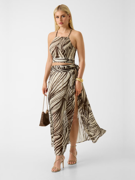 Guess New Romana Skirt - Wild Escape Print Guess Guess New Romana Skirt - Wild Escape Print