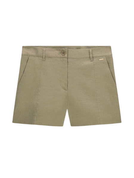 Guess Isabeau Linen Short - Sage Leaf Guess Guess Isabeau Linen Short - Sage Leaf