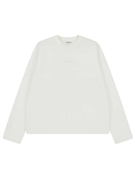 The Couture Club Slub Long Sleeve T-Shirt - Off White The Couture Club The Couture Club Slub Long Sleeve T-Shirt - Off White
