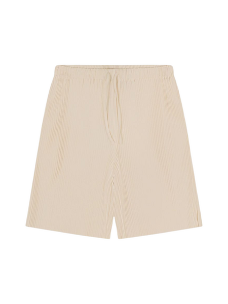 The Couture Club Plisse Shorts - Off White The Couture Club The Couture Club Plisse Shorts - Off White
