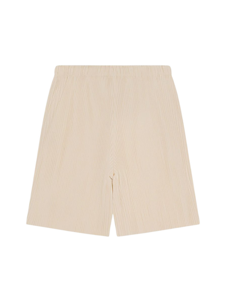 The Couture Club Plisse Shorts - Off White The Couture Club The Couture Club Plisse Shorts - Off White