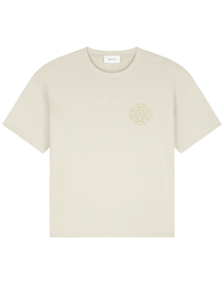 Pure Path Emblem Badge T-shirt - Sand Pure Path Pure Path Emblem Badge T-shirt - Sand
