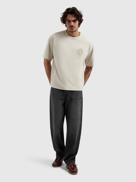 Pure Path Emblem Badge T-shirt - Sand Pure Path Pure Path Emblem Badge T-shirt - Sand