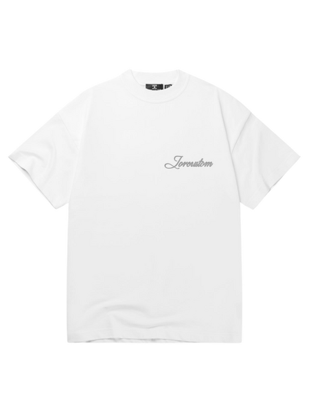 JorCustom JorCustom Stitched Loose Fit T-Shirt - White-LightGrey